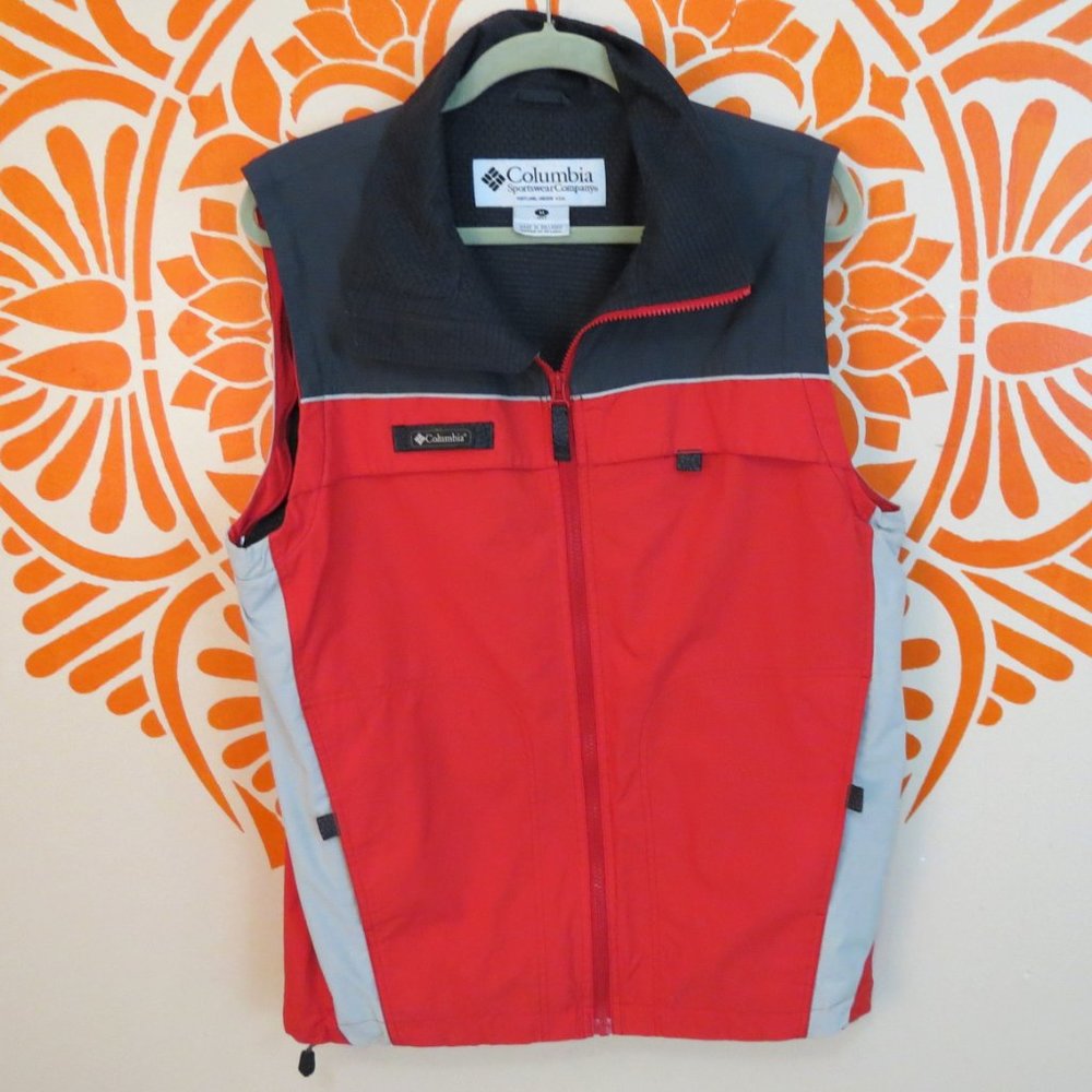 Columbia Red & Gray All Weather Jacket M - Picture 3 of 3
